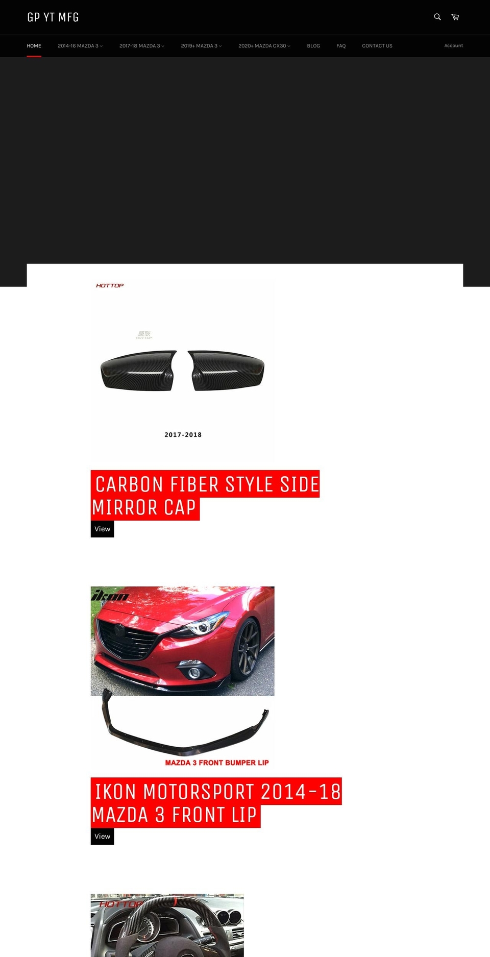 gpytmfg.com shopify website screenshot