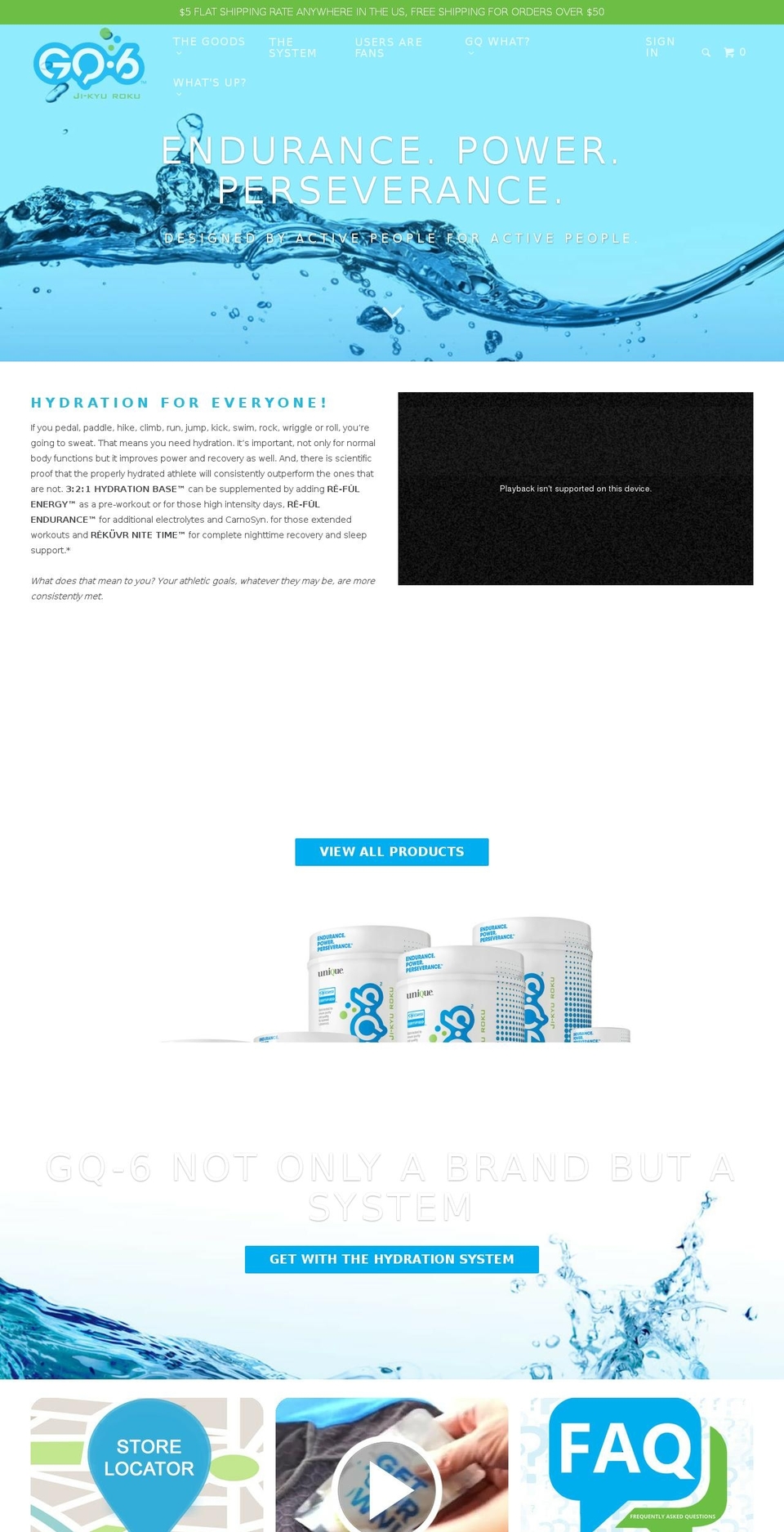 gq6.com shopify website screenshot