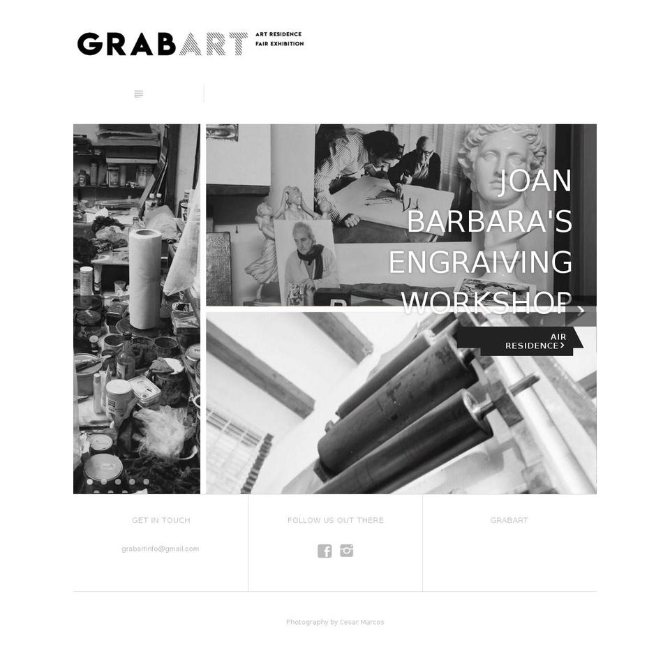 grabart.net shopify website screenshot