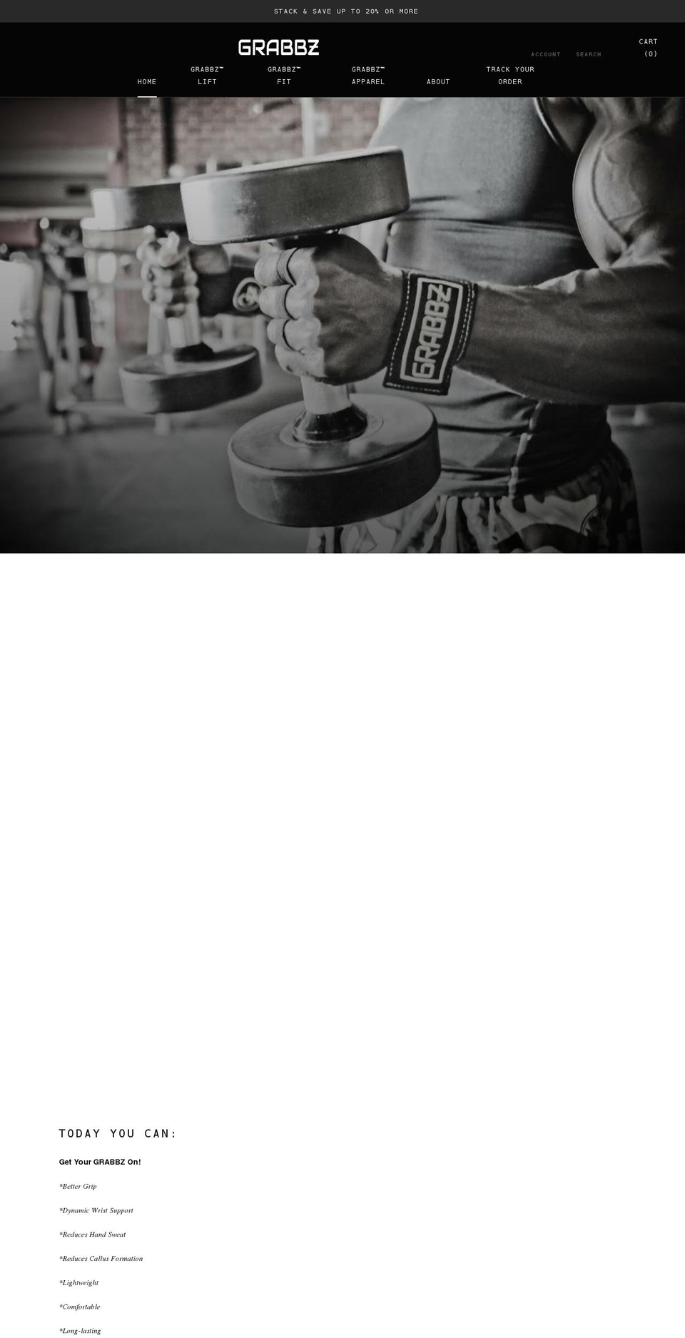grabbz.com shopify website screenshot