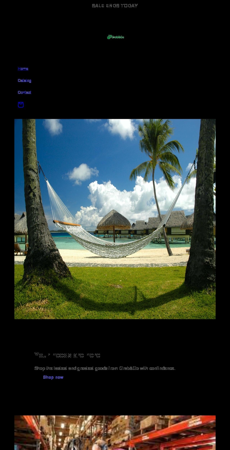 grabgo.org shopify website screenshot