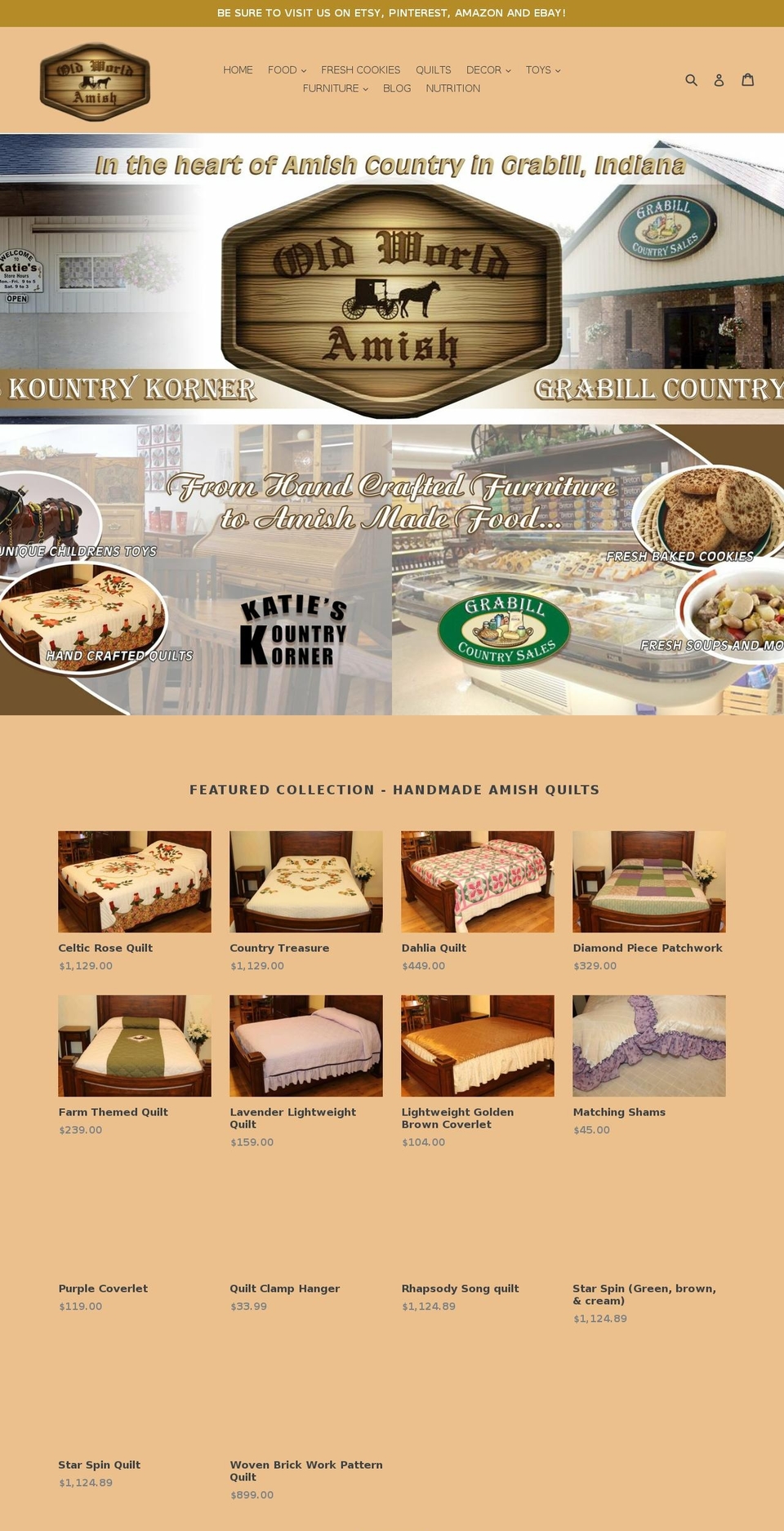 grabillcountrysales.com shopify website screenshot