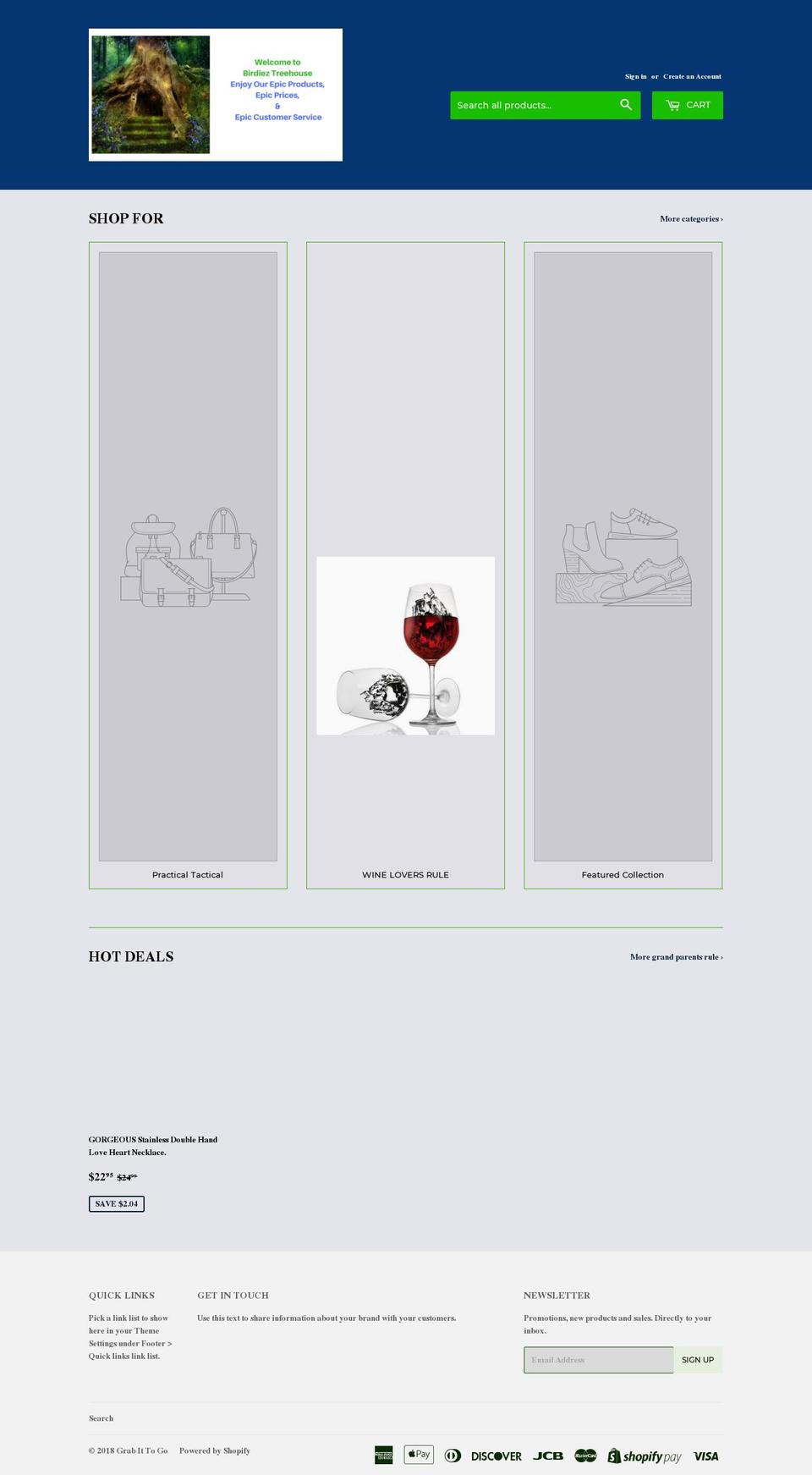 graburgear.com — Shopify storefront screenshot