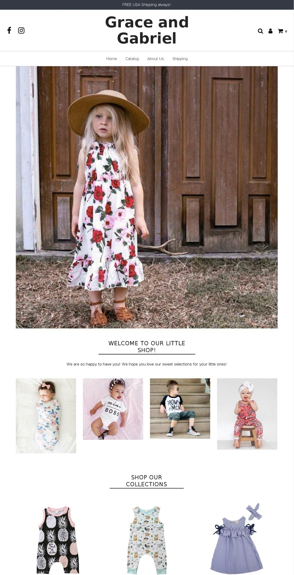 graceandgabriel.com — Shopify storefront screenshot