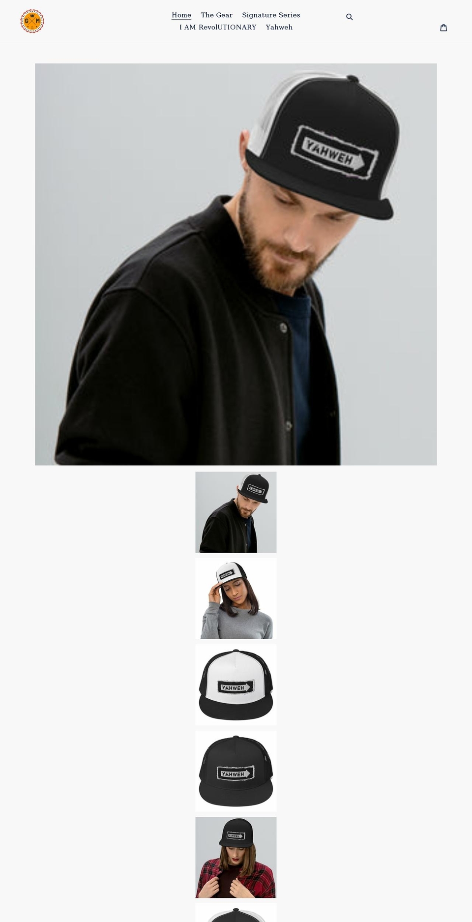 graceandmercygear.com shopify website screenshot