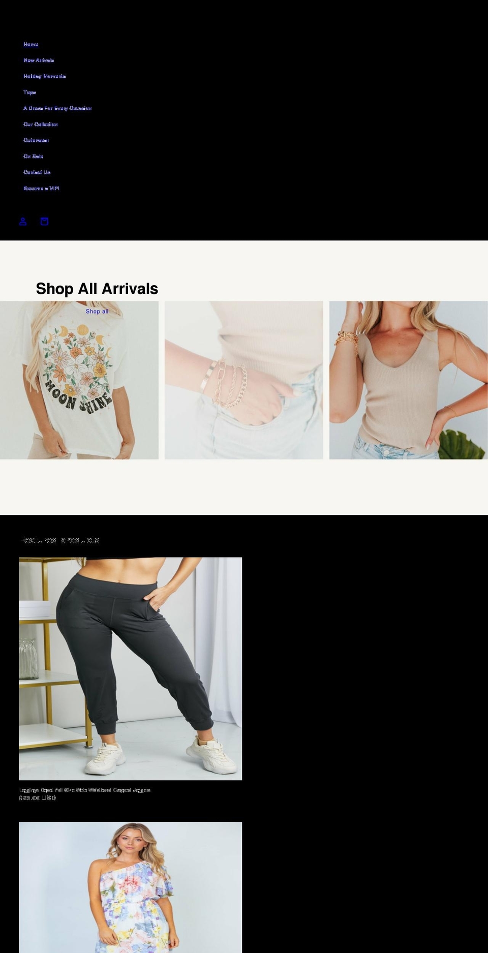 graceandrose.shop shopify website screenshot