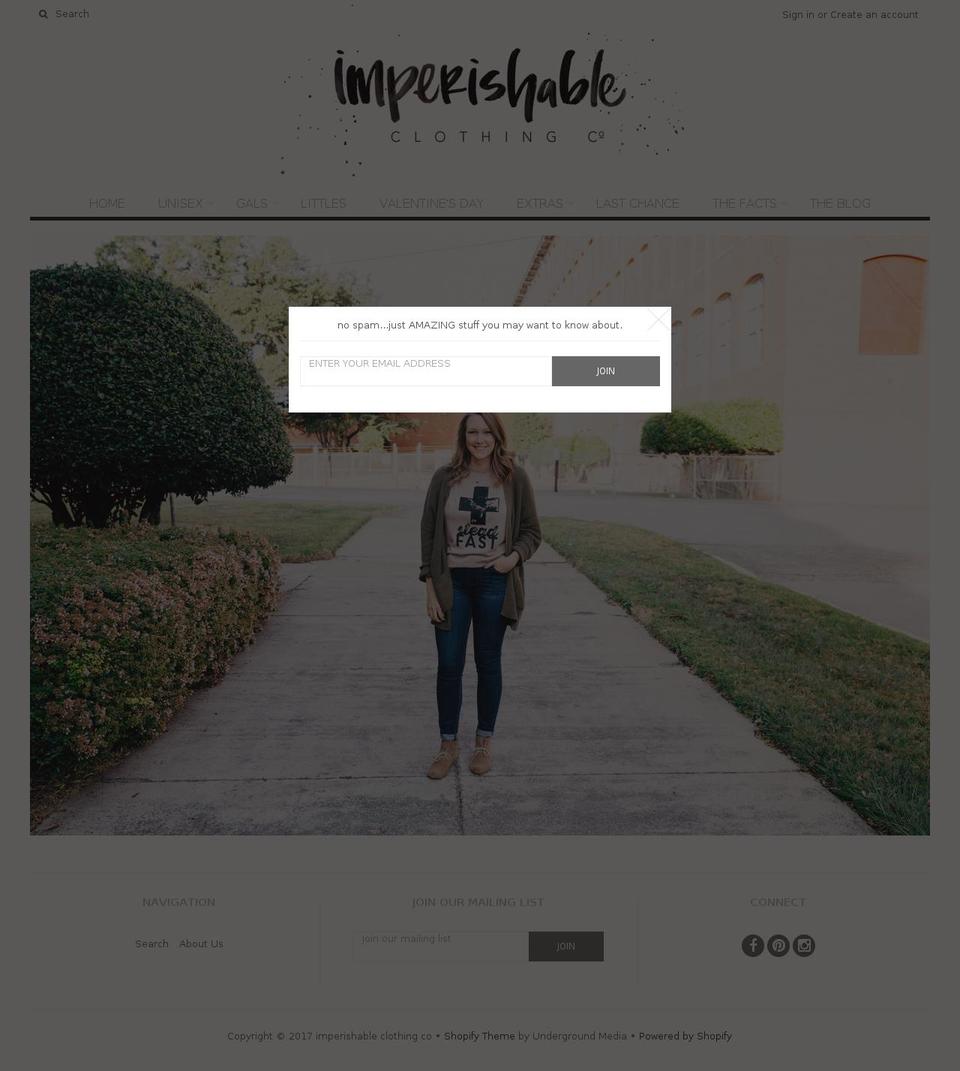 graceandsaltclothingco.com shopify website screenshot