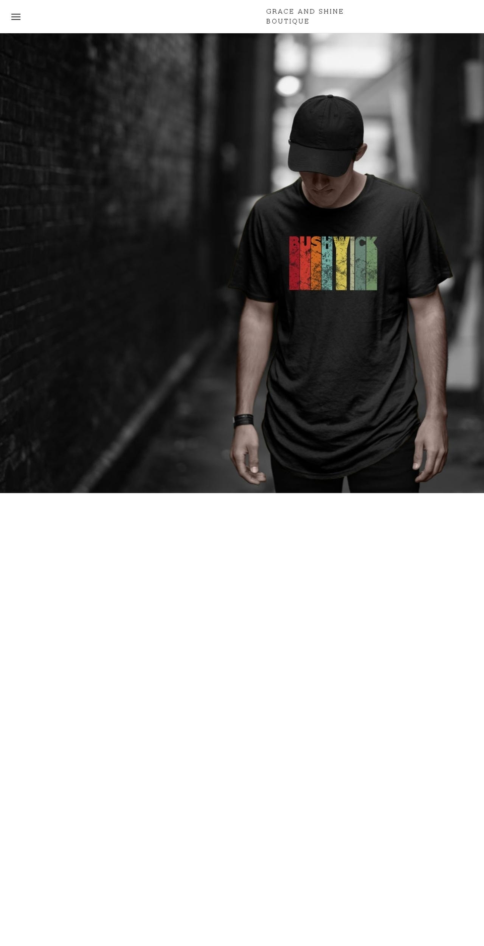 graceandshineboutique.com shopify website screenshot