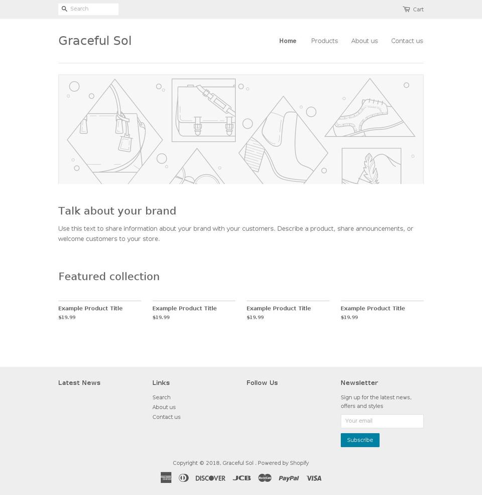 graceful-sol.com — Shopify storefront screenshot