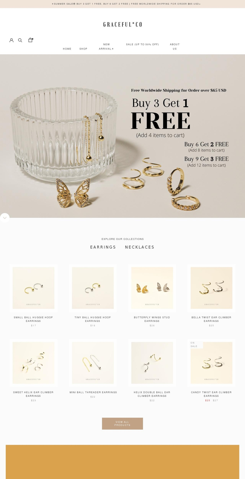 gracefulandco.com shopify website screenshot
