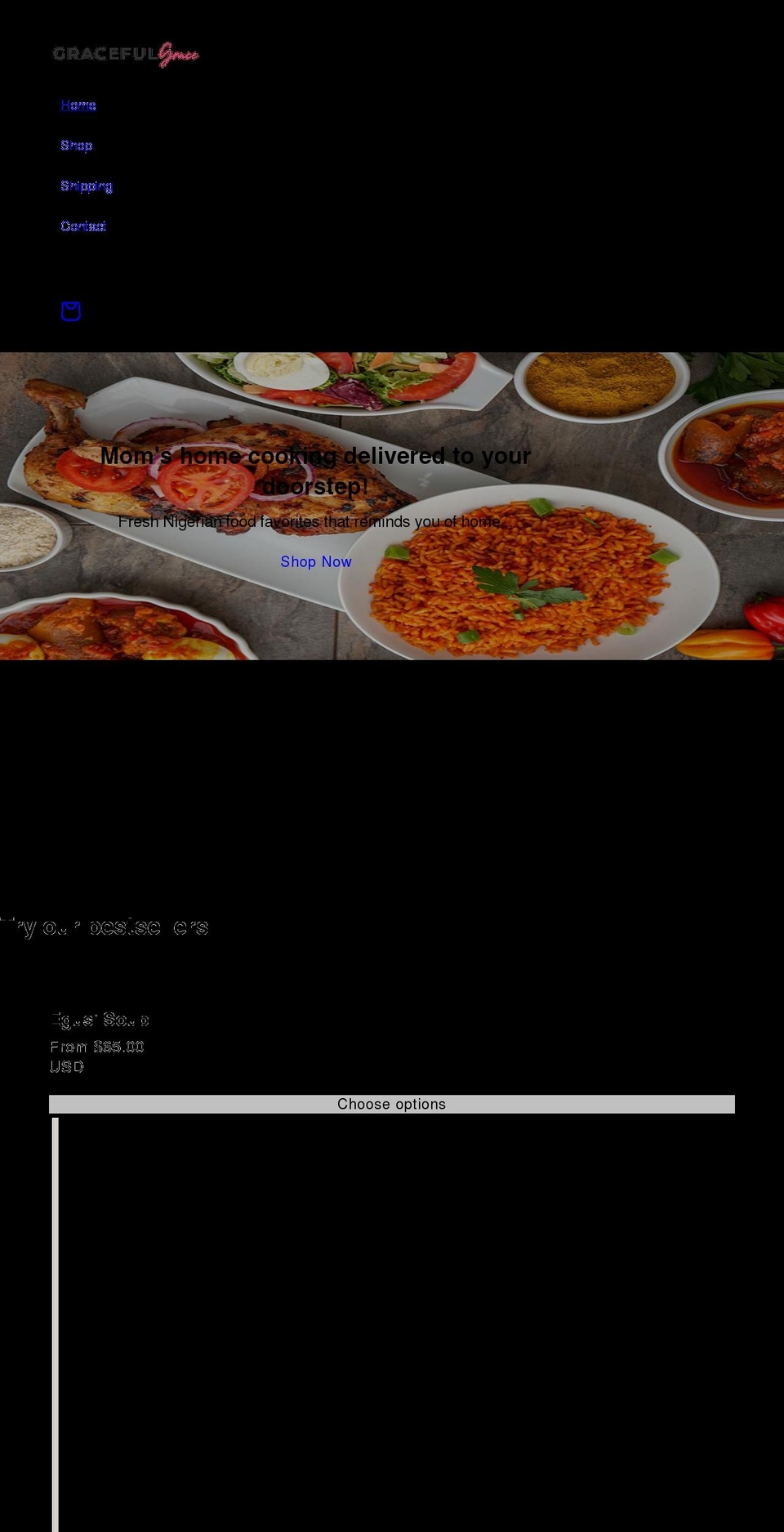 gracefulgrace.com shopify website screenshot