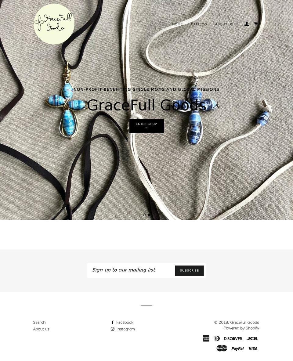 gracefullgoods.com — Shopify storefront screenshot