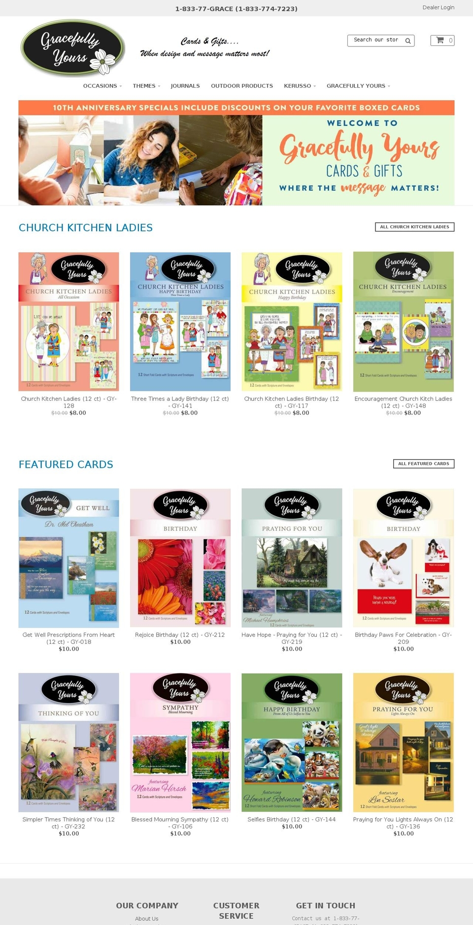 gracefully-yours.com — Shopify storefront screenshot