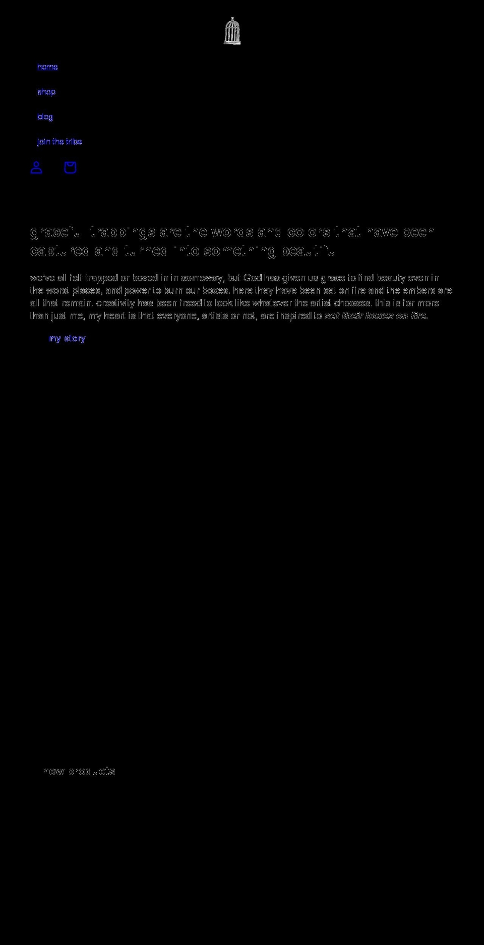 gracefultrappings.com shopify website screenshot