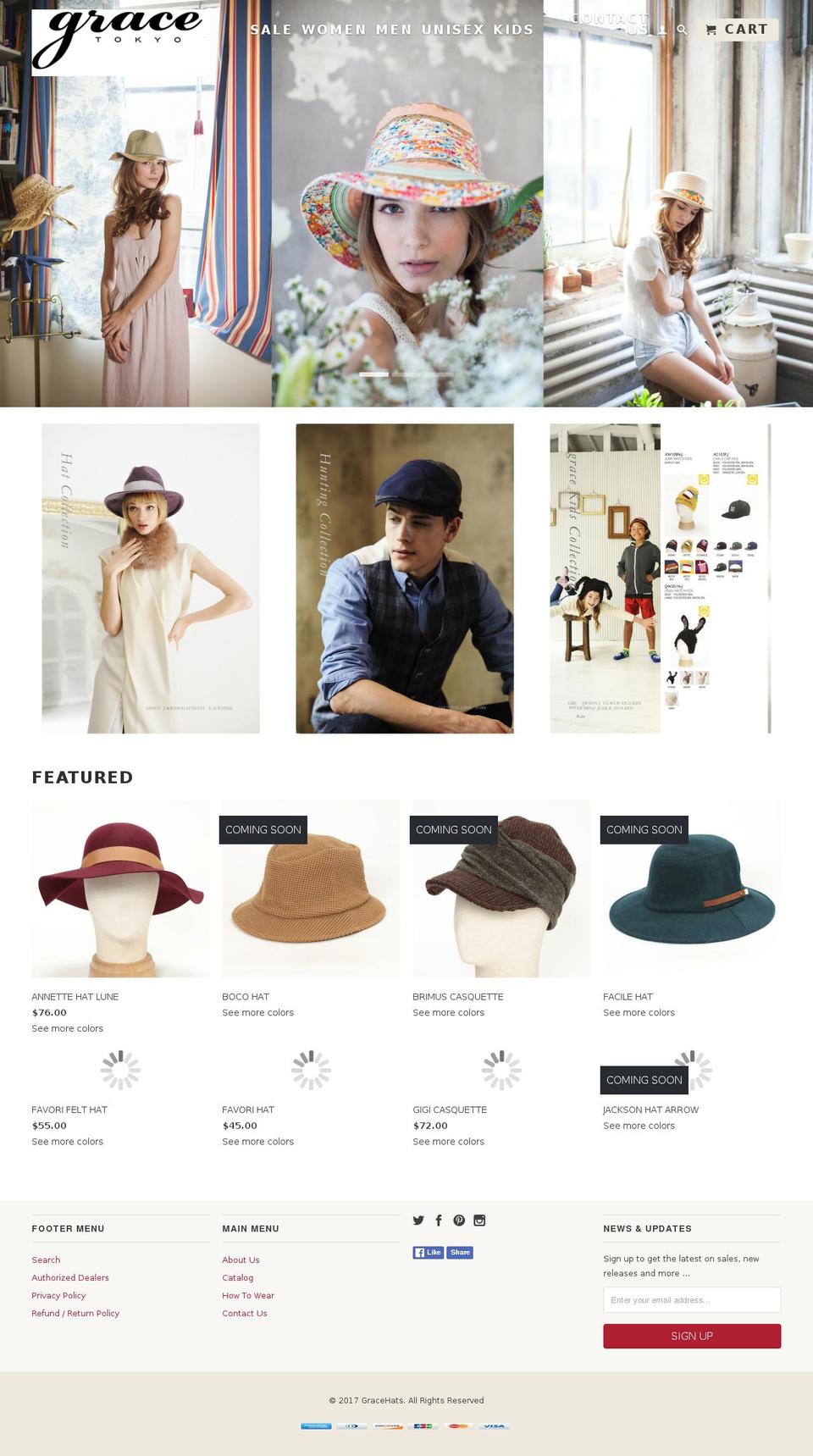 Copy of Retina before wh Shopify theme site example gracehats-ny.com