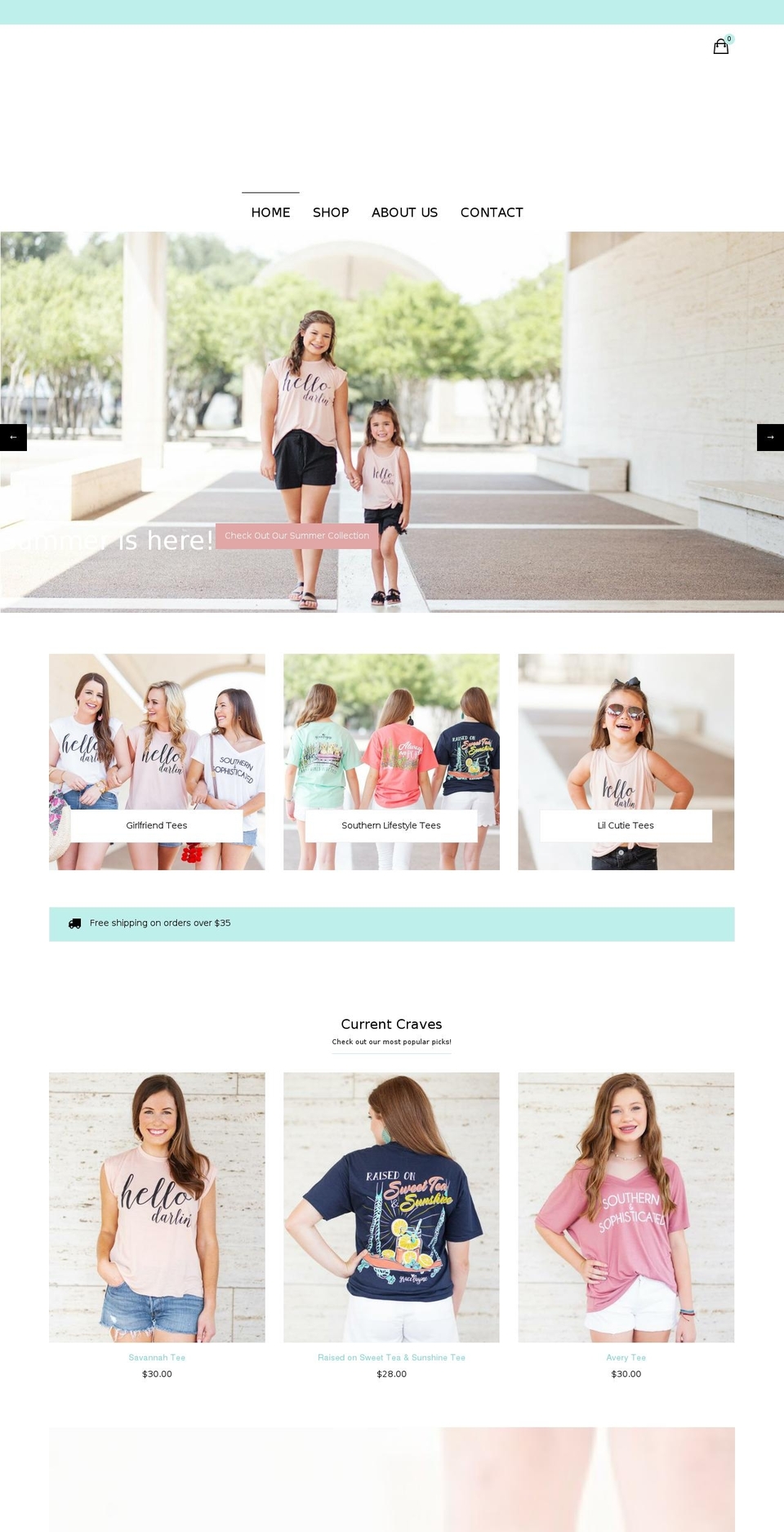 gracelayne.com — Shopify storefront screenshot