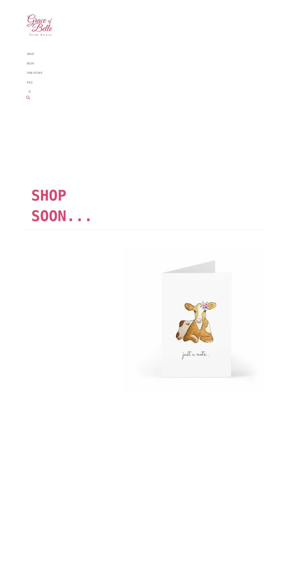 graceofbelle.com shopify website screenshot