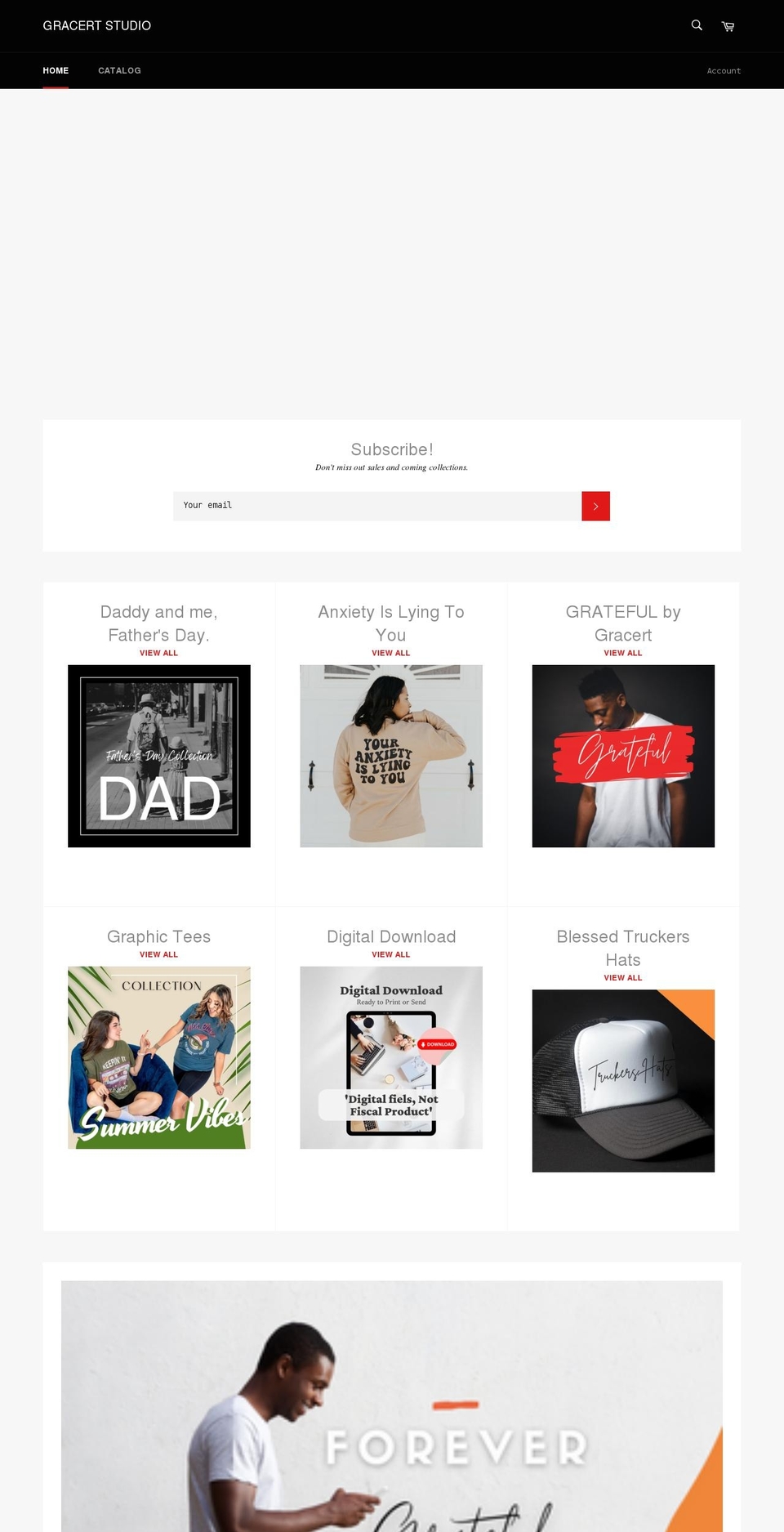 gracertstudio.com shopify website screenshot