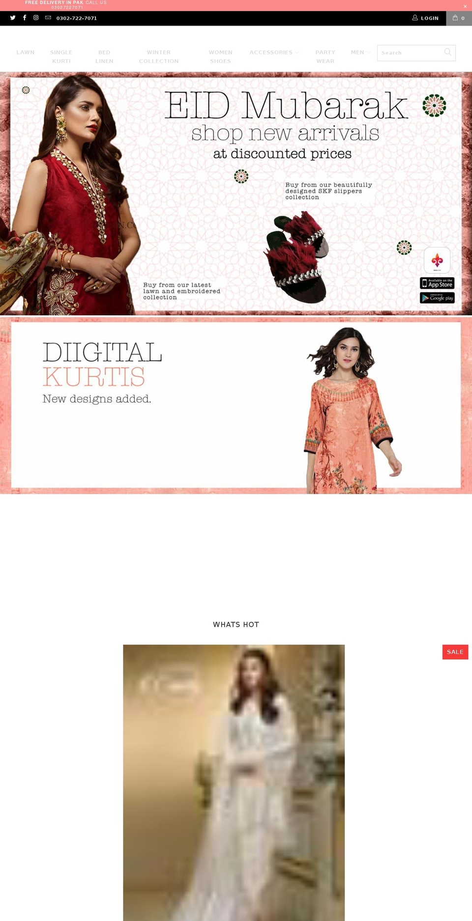 gracestore.pk shopify website screenshot
