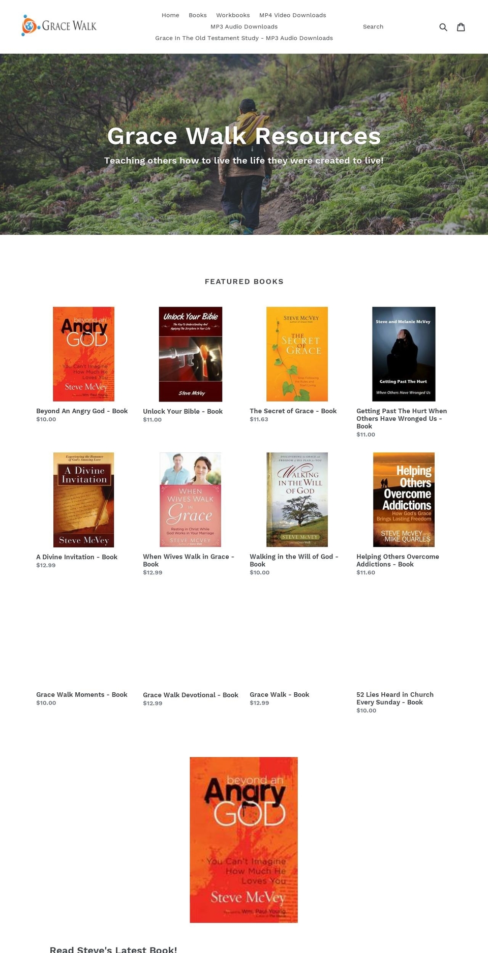 gracewalkresources.com shopify website screenshot