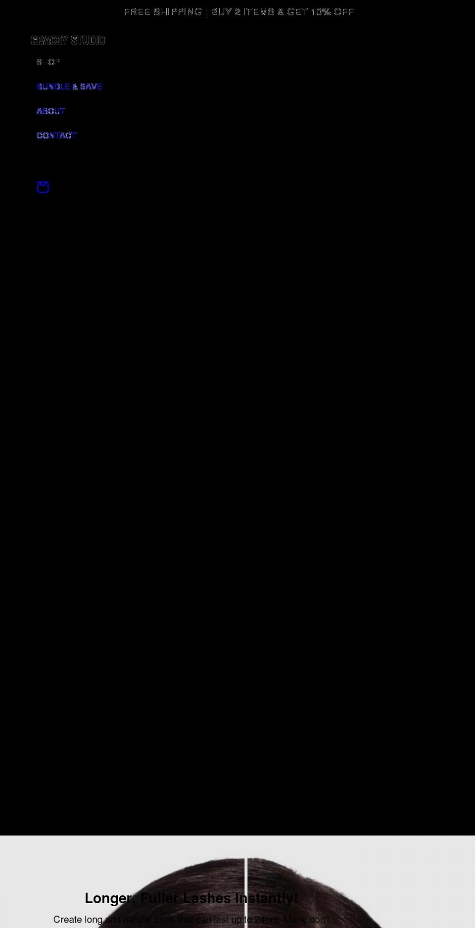 graceystudio.com shopify website screenshot