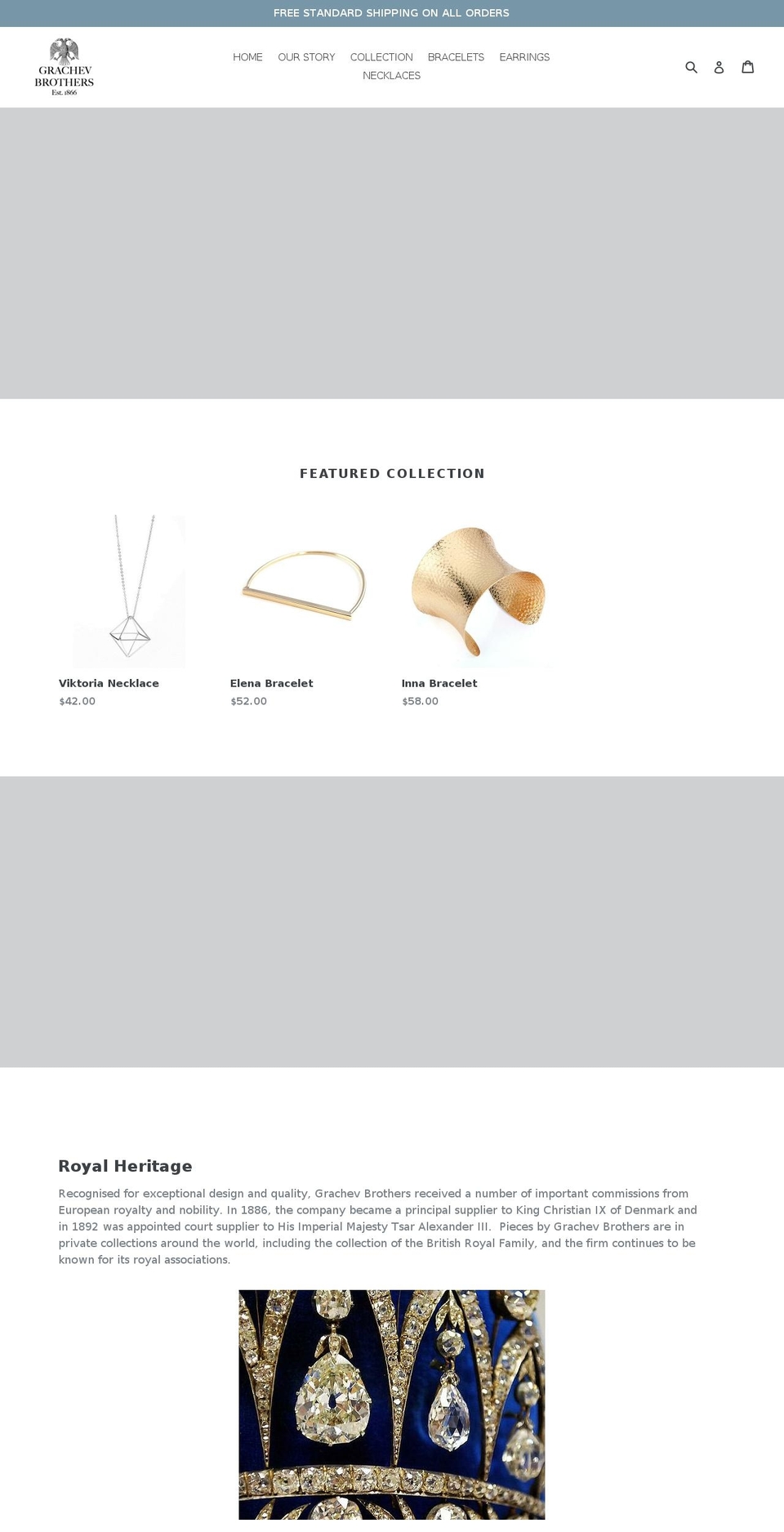 grachevbrothers.com — Shopify storefront screenshot