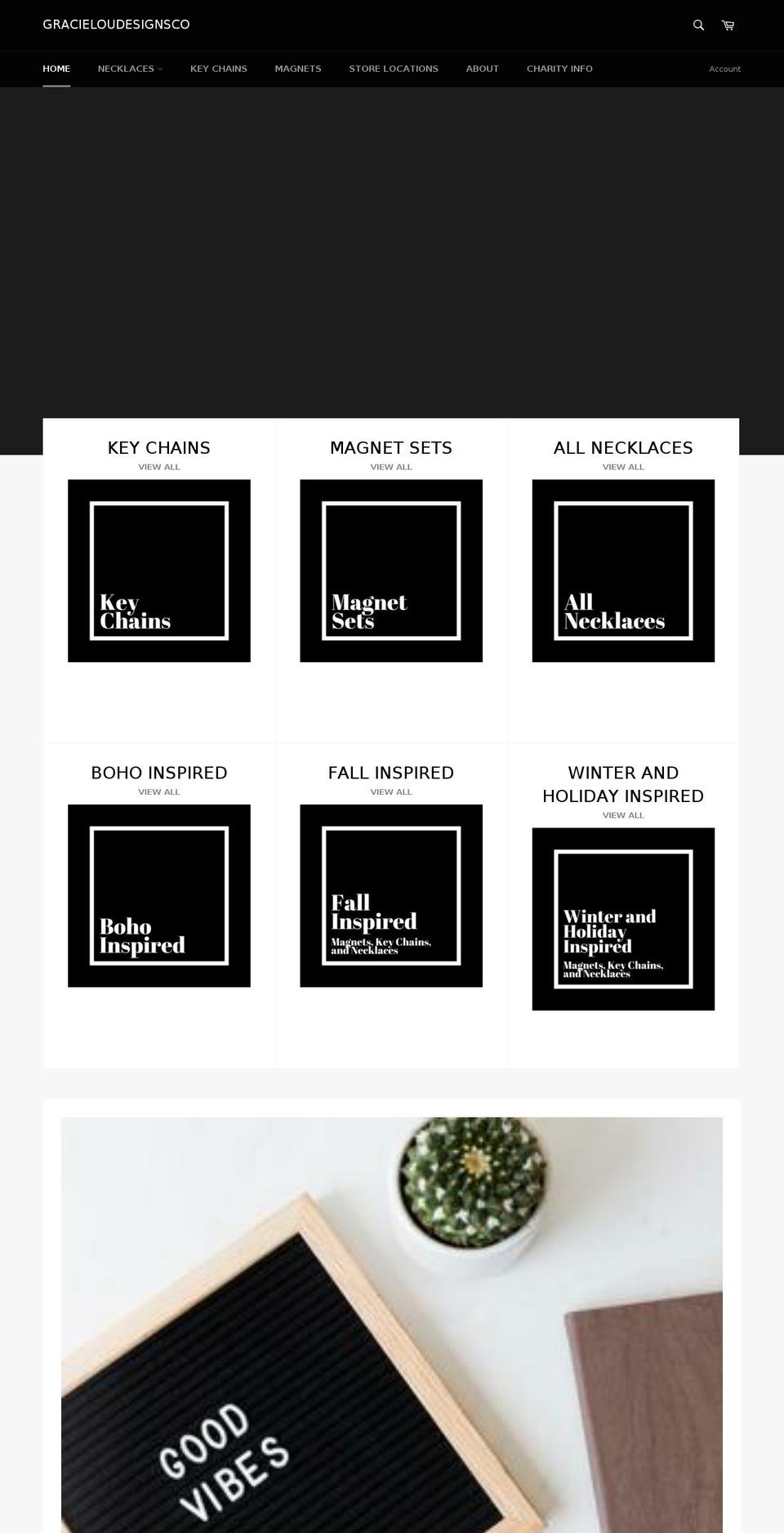 gracieloudesignsco.com — Shopify storefront screenshot