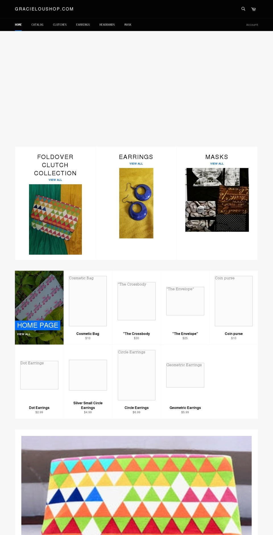 gracieloushop.com shopify website screenshot