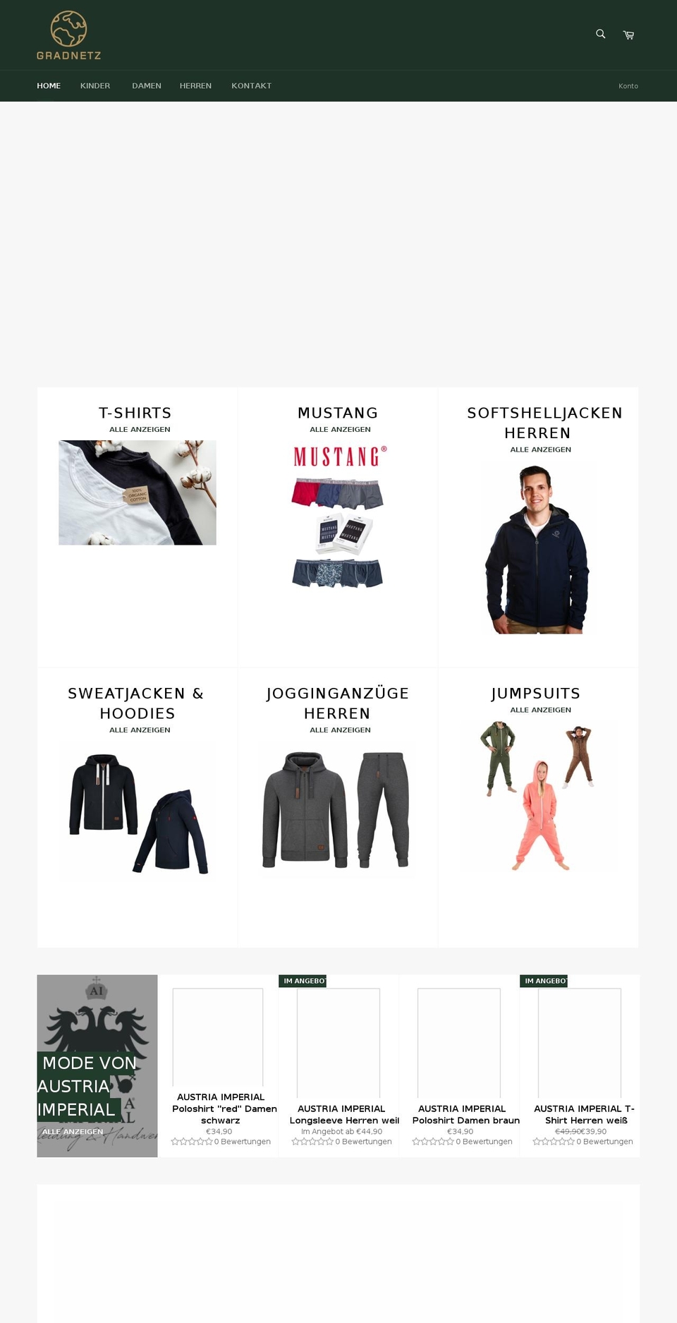 gradnetz.de shopify website screenshot