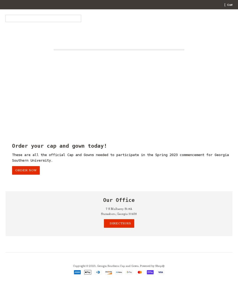 gradrushorder.com shopify website screenshot