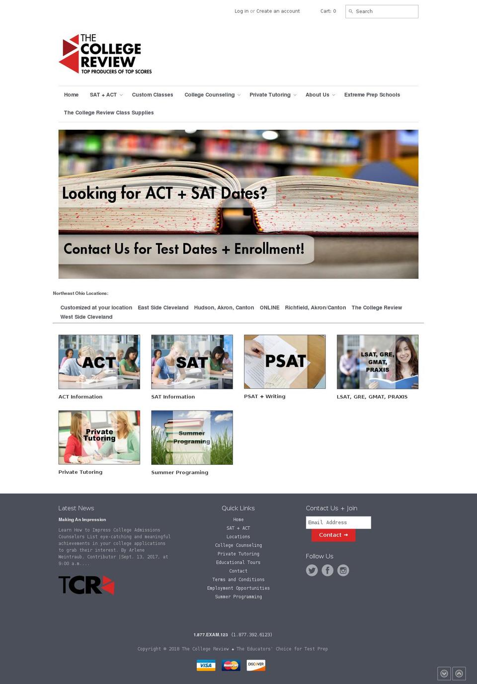 TCR-Minimal modified for College Review 9\/17\/13 Shopify theme site example gradschoolexams.com