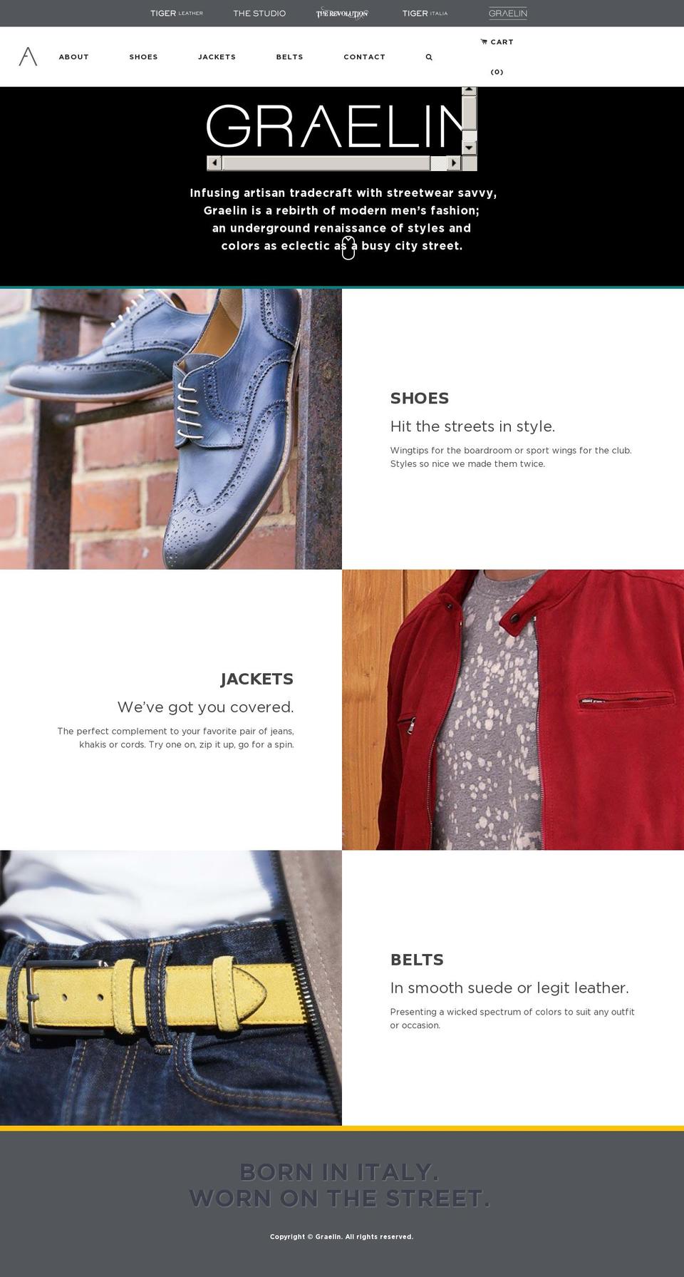 graelin.com — Shopify storefront screenshot