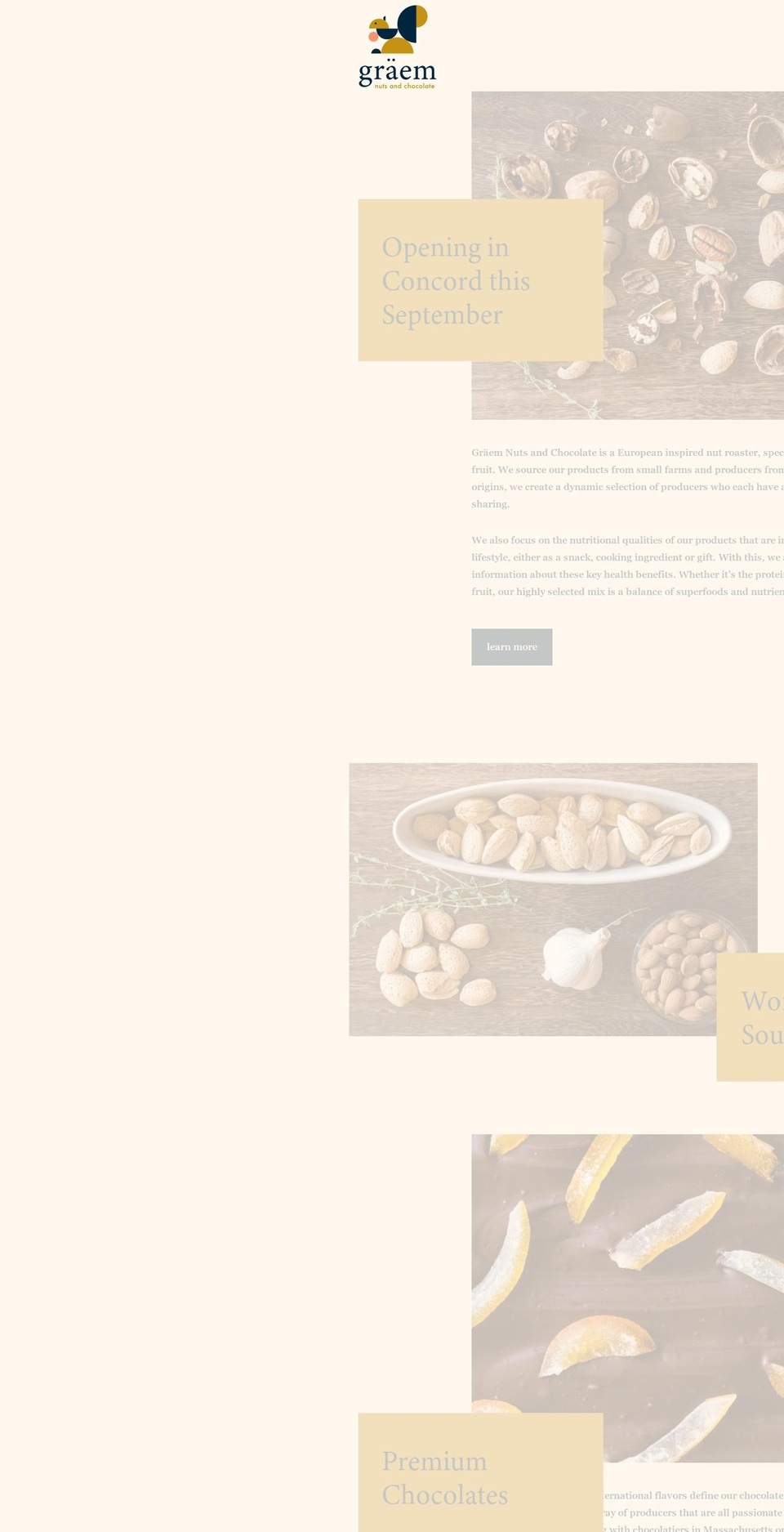 graemroasters.com shopify website screenshot