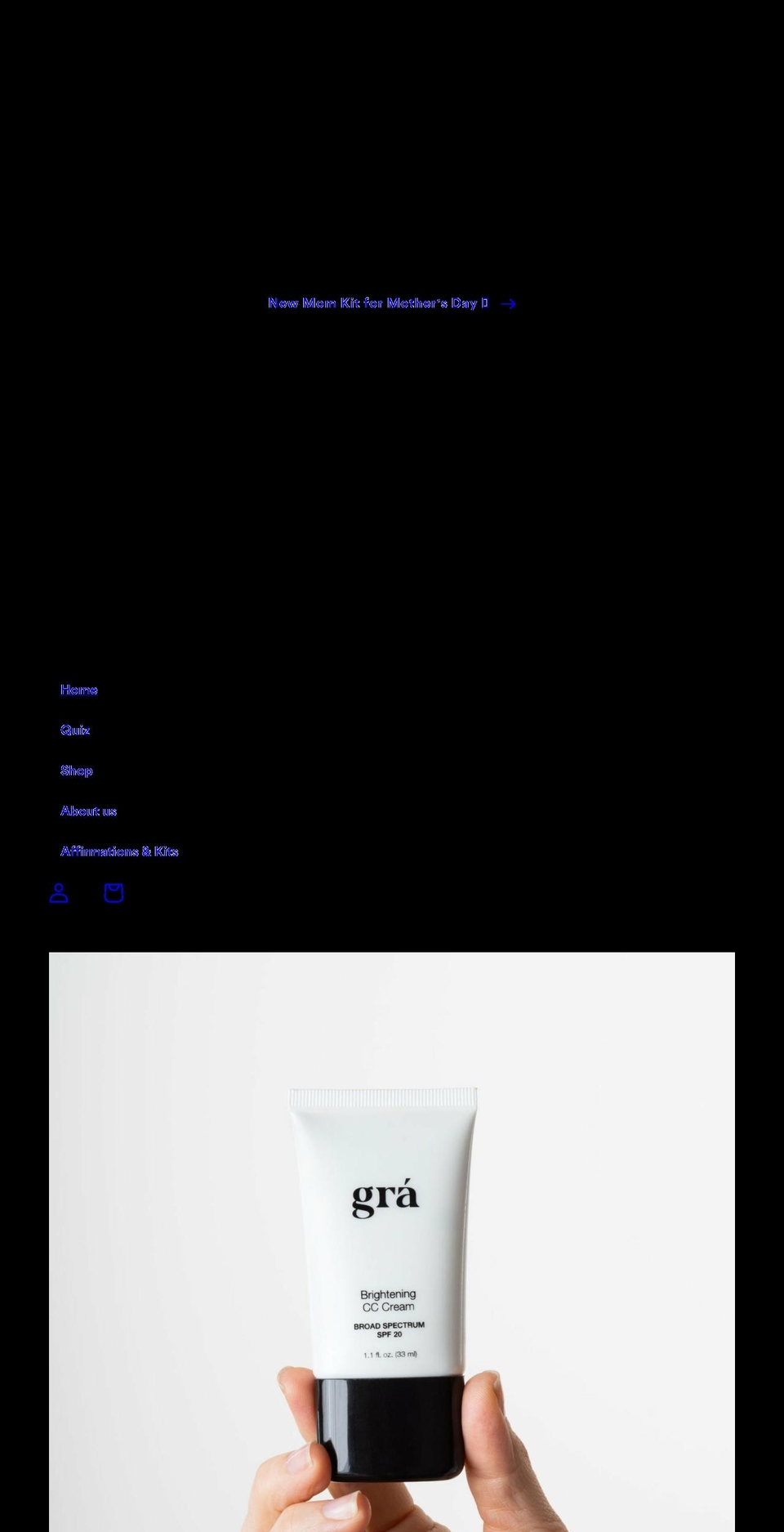 graessentials.com shopify website screenshot