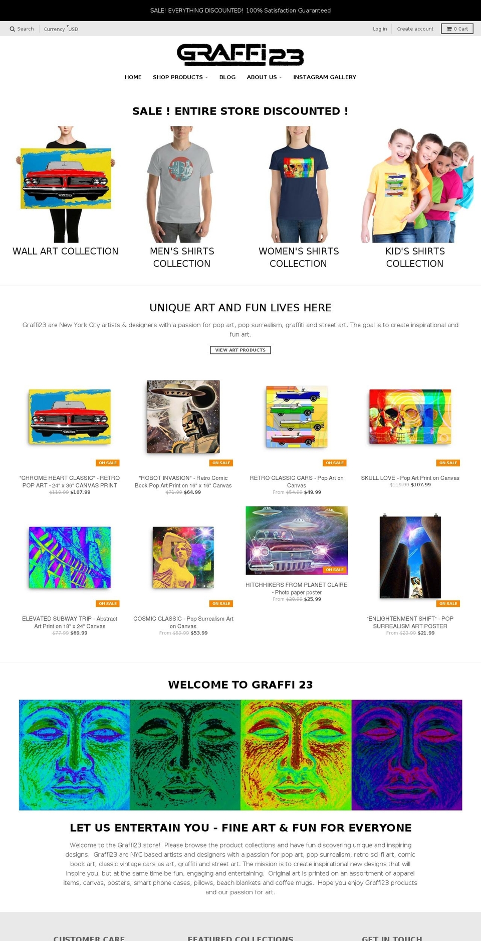 graffi23.com — Shopify storefront screenshot