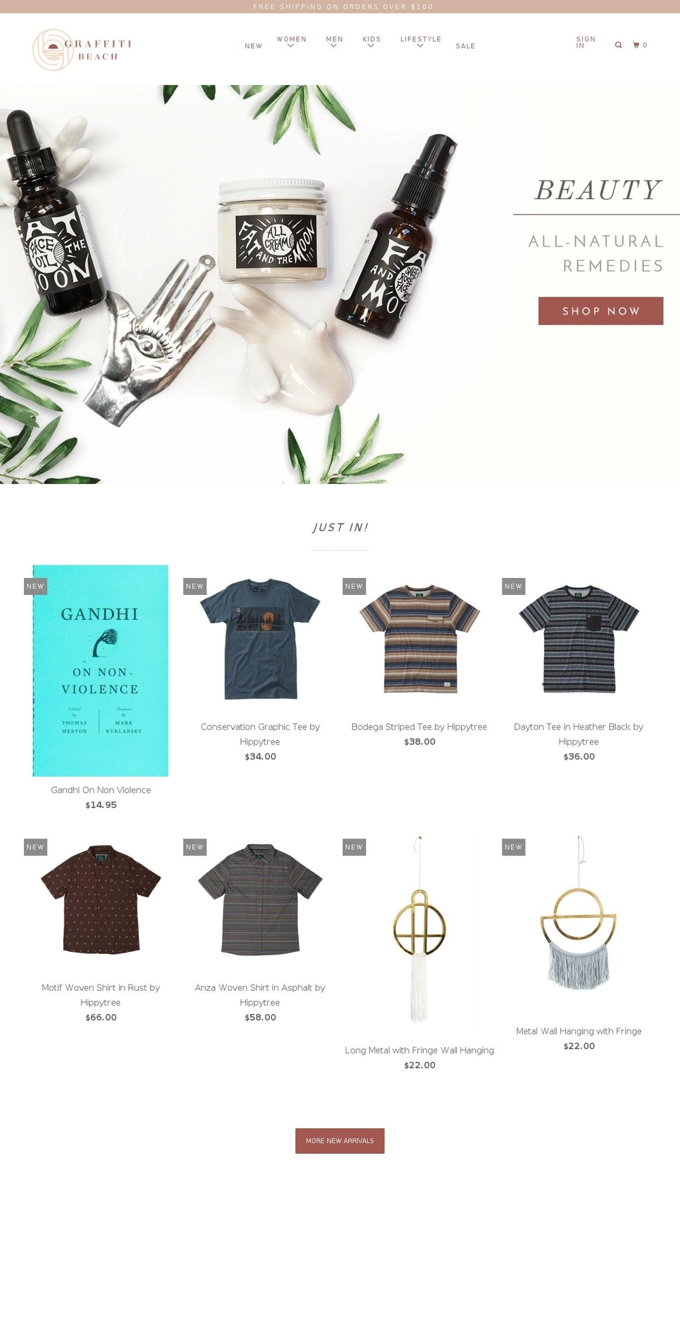 graffitibeach.com — Shopify storefront screenshot