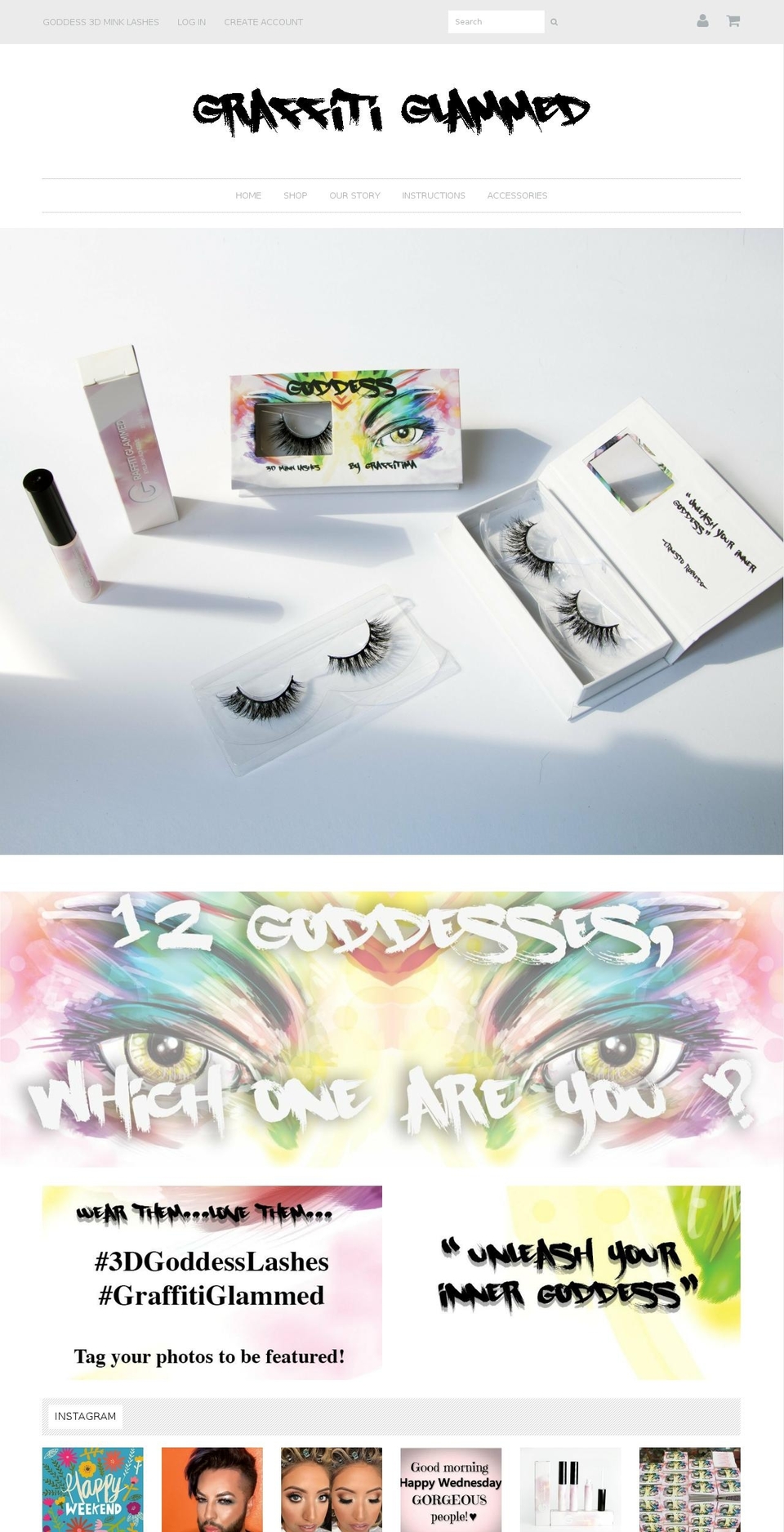 graffitiglammed.com — Shopify storefront screenshot