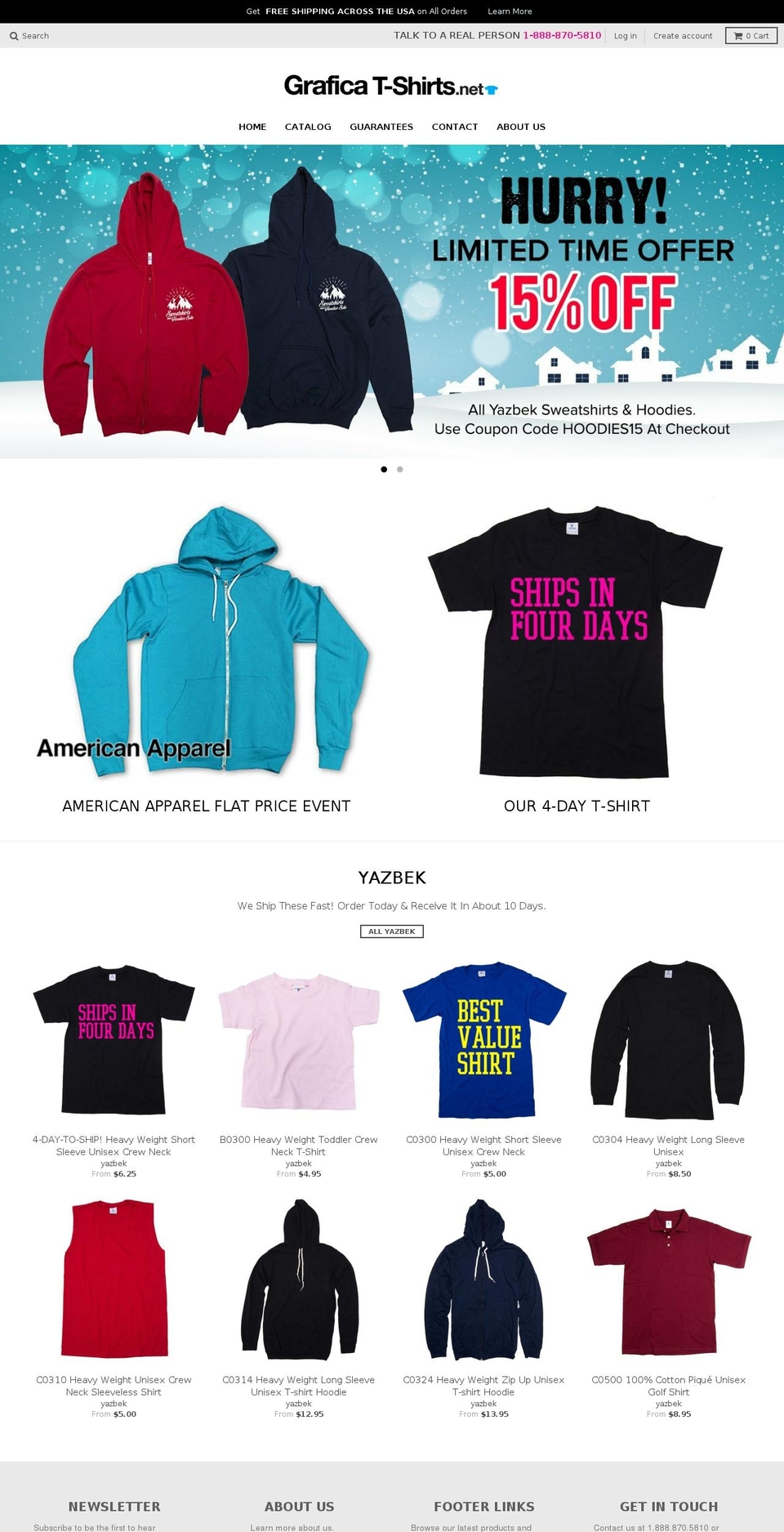graficat-shirts.net shopify website screenshot