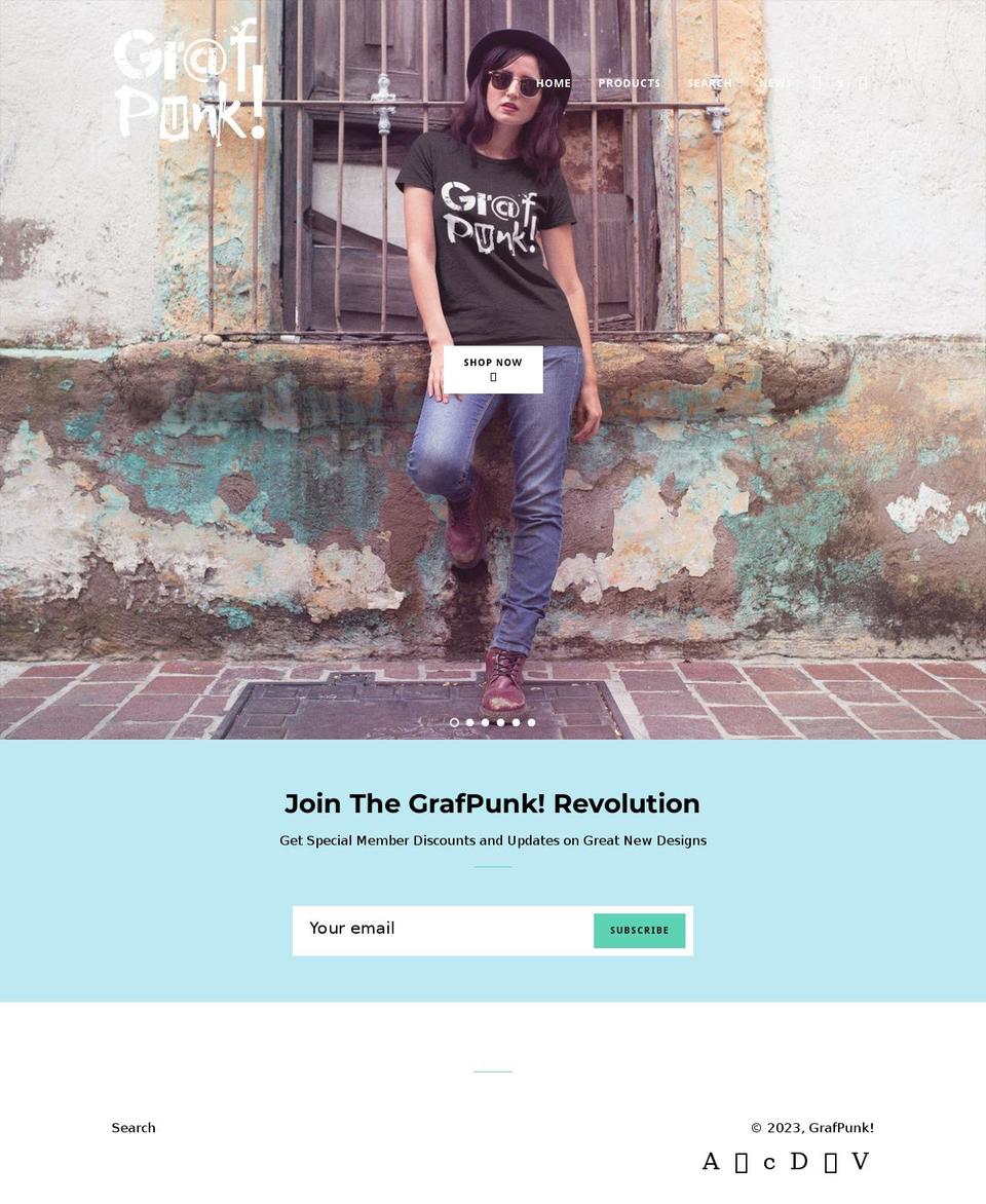 grafpunk.com — Shopify storefront screenshot