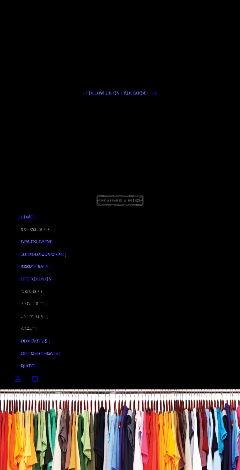 grahamsgraphicsia.com — Shopify storefront screenshot