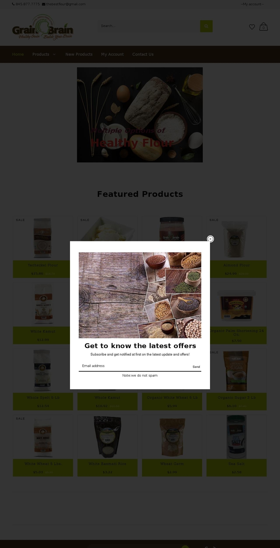 install- Shopify theme site example grainbrainusa.com