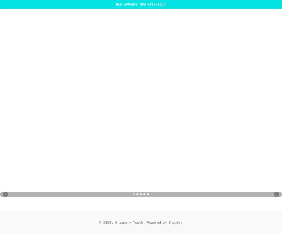 grainery.shop shopify website screenshot
