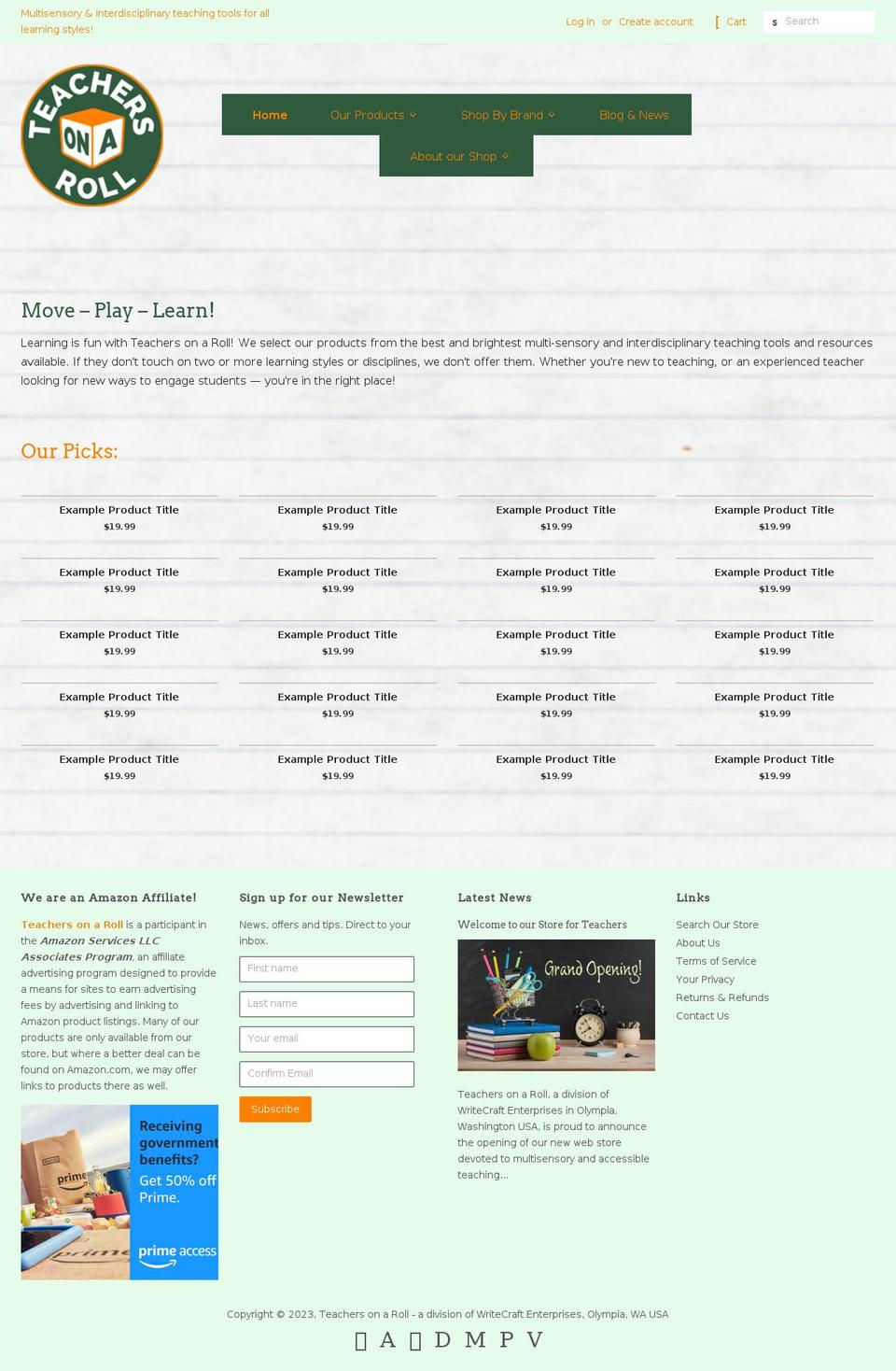 grammargrow.com — Shopify storefront screenshot