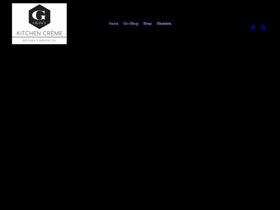 gramskitchencreme.com shopify website screenshot
