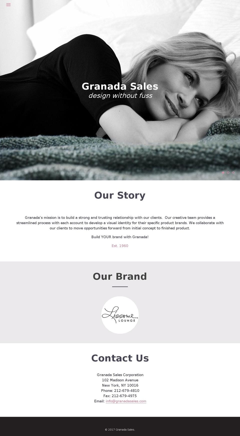 granadasales.com shopify website screenshot