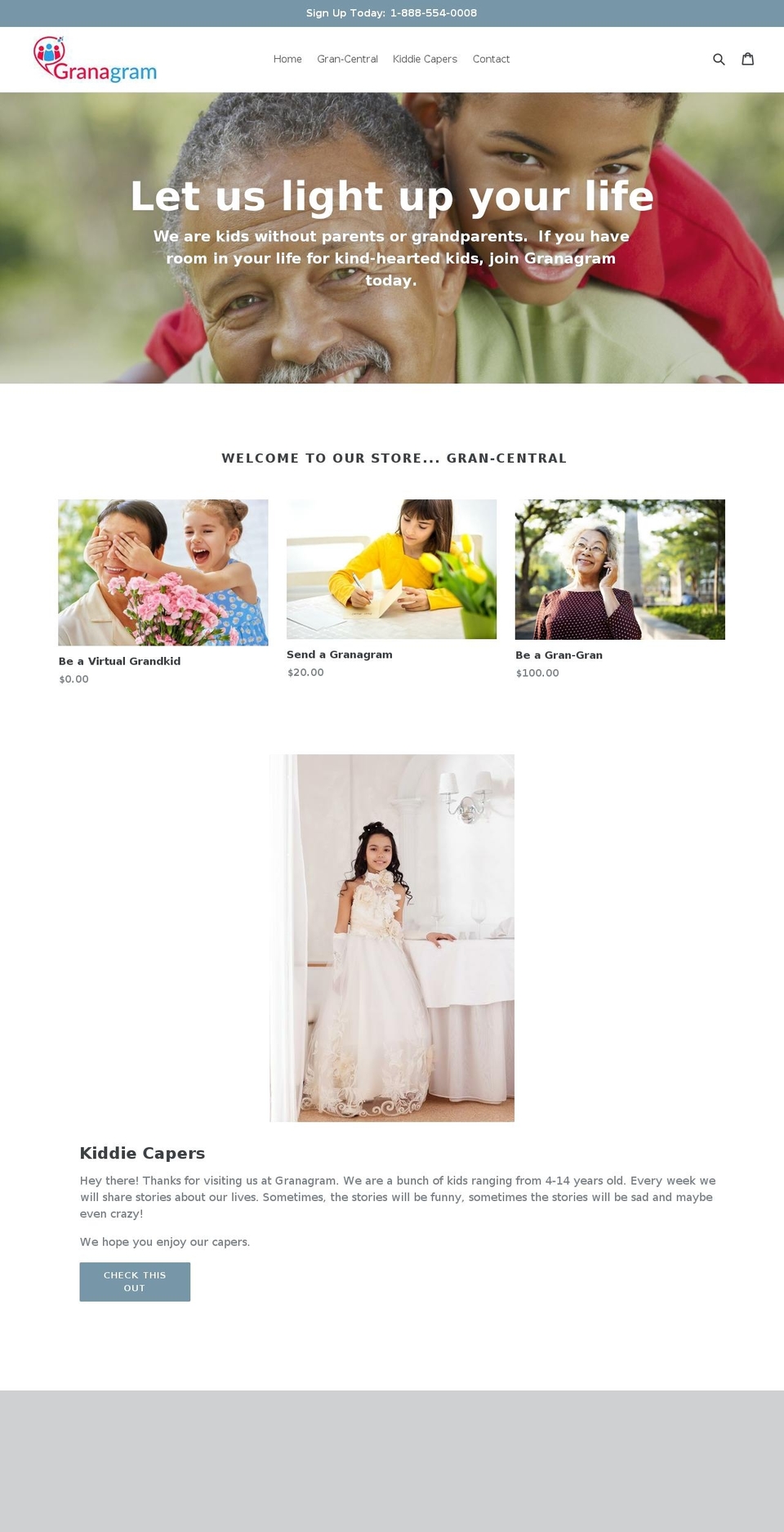 granagram.com — Shopify storefront screenshot