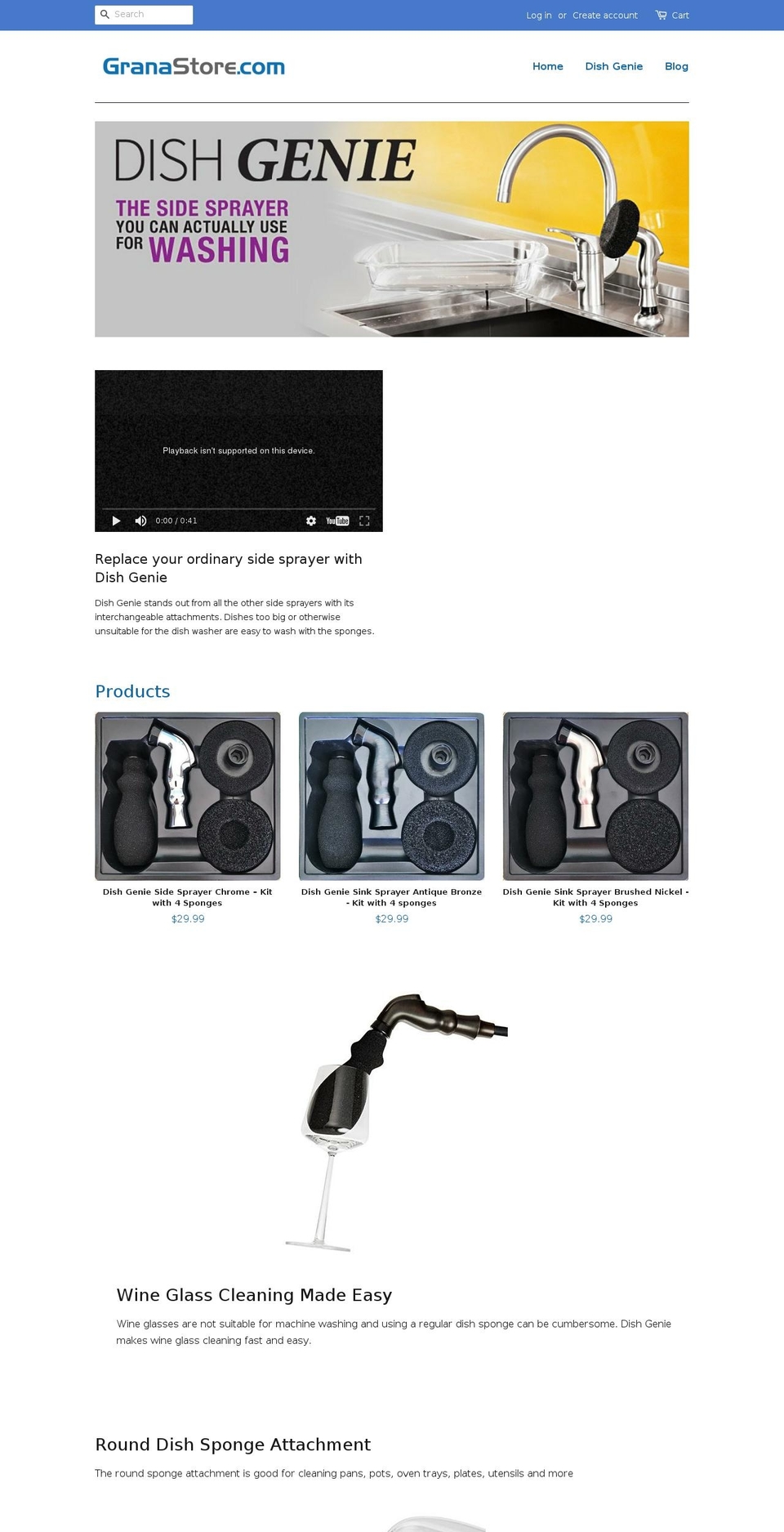 granastore.com shopify website screenshot
