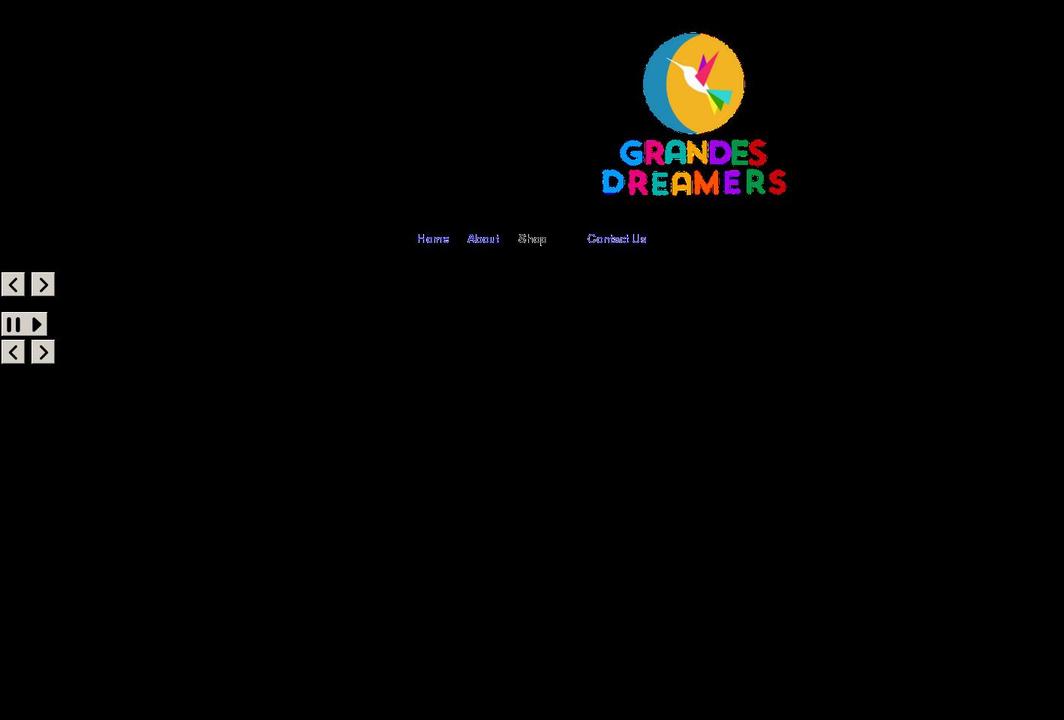 grandesdreamers.com shopify website screenshot