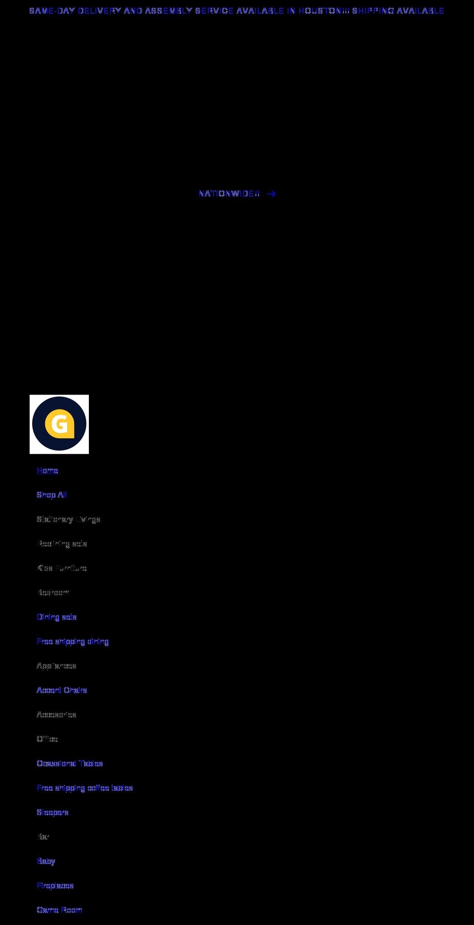 grandiscountfurniture.com shopify website screenshot