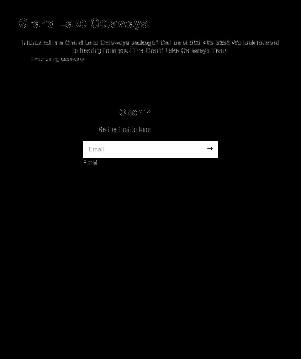 Active Theme Shopify theme site example grandlakegetaways.com